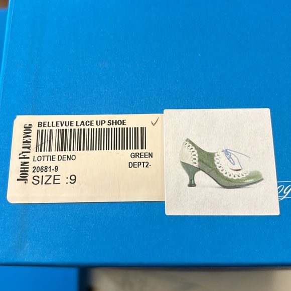 John Fluevog Lottie Deno lace up shoes size 9 slim fit - Picture 2 of 9